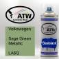 Preview: Volkswagen, Sage Green Metallic, LA6Q: 400ml Sprühdose, von ATW Autoteile West.